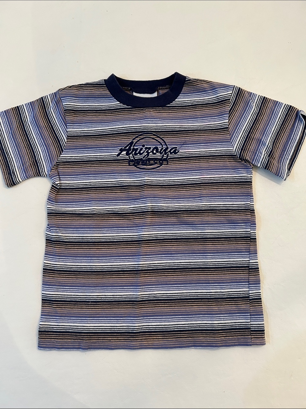 Vintage Arizona Striped Short Sleeve Tee